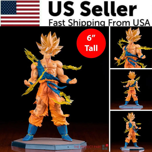 SON GOKU Dragon Ball Z Super Saiyan Anime Action Figure Collection Toy Statue - Pit Stop Electrics Shop