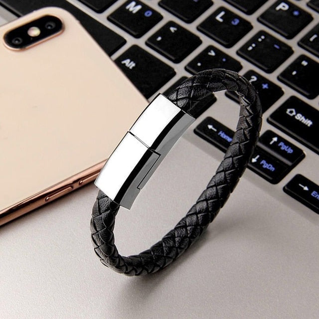 USB C Micro Cable Bracelet - Pit Stop Electrics Shop