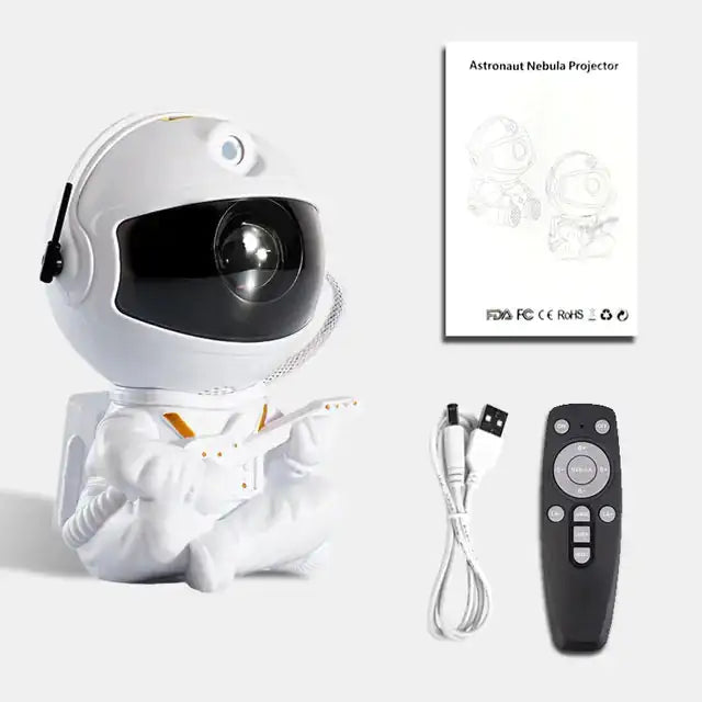 Astronaut Star Galaxy Night Light Projector For Kids Bedrooms - Pit Stop Electrics Shop