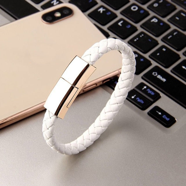 USB C Micro Cable Bracelet - Pit Stop Electrics Shop