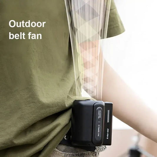 Portable Rechargeable Mini Waist Fan - Pit Stop Electrics Shop