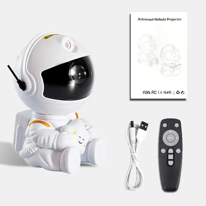 Astronaut Star Galaxy Night Light Projector For Kids Bedrooms - Pit Stop Electrics Shop