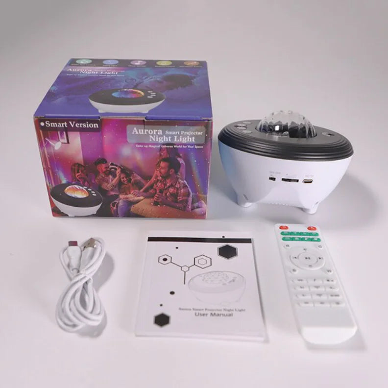 Aurora Galaxy Projector with Bluetooth - Pit Stop Electrics Shop