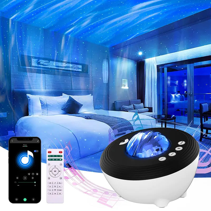 Aurora Galaxy Projector with Bluetooth - Pit Stop Electrics Shop