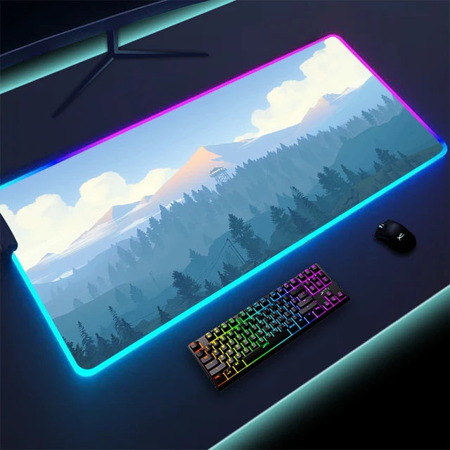 Luminous LED Lighting Mouse Pad - Pit Stop Electrics Shop