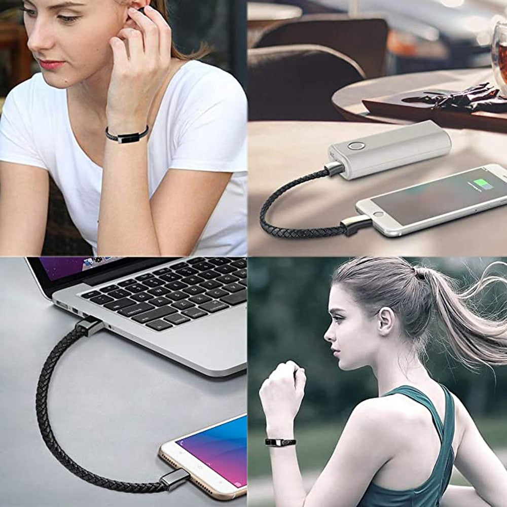 USB C Micro Cable Bracelet - Pit Stop Electrics Shop