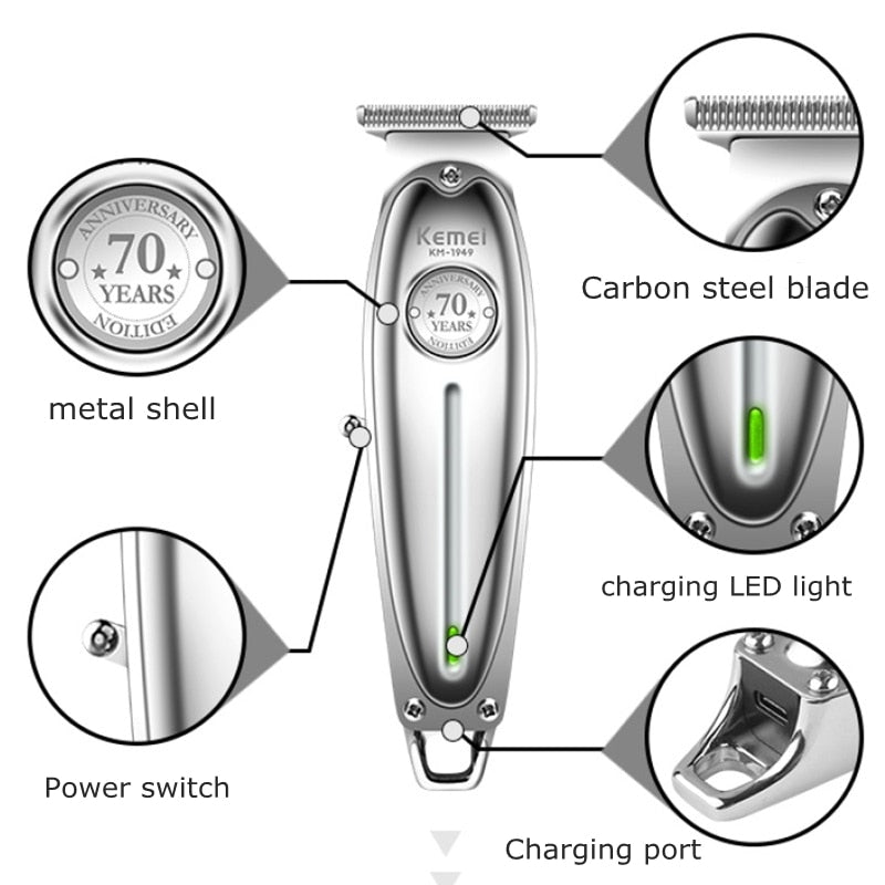 Mens Lithium Beard Trimmer - Pit Stop Electrics Shop