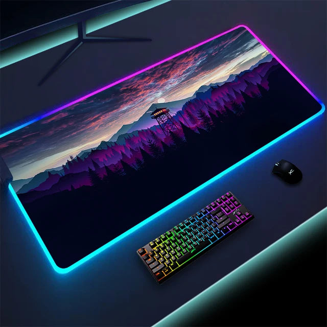 Luminous LED Lighting Mouse Pad - Pit Stop Electrics Shop